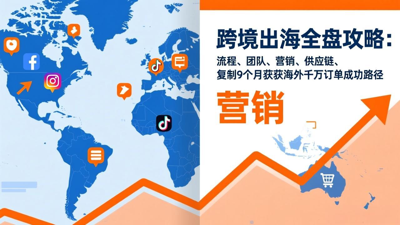 跨境出海全盘攻略：流程，团队，营销，供应链，复制9个月斩获海外千万订单成功路径-百货大全