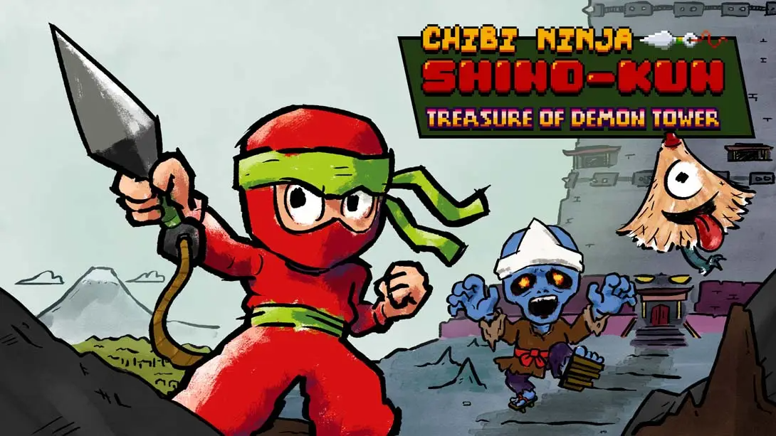 【美版】小忍者志乃君：魔塔宝藏 .Chibi Ninja Shino-kun Treasure of Demon Tower 英语-百货大全