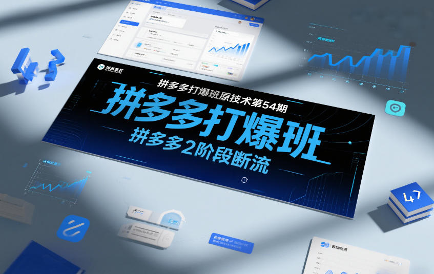 拼多多打爆班原创技术第54期，拼多多2阶段断流-百货大全
