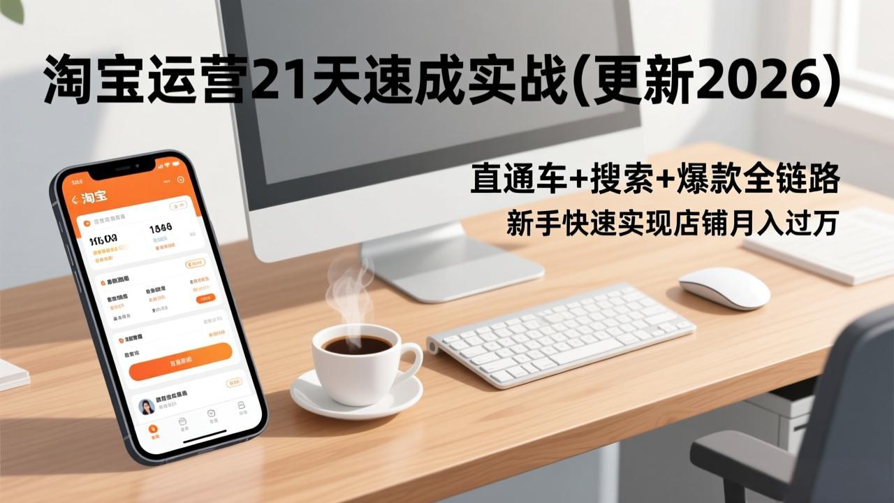 淘宝运营21天速成实战(更新2026-百货大全