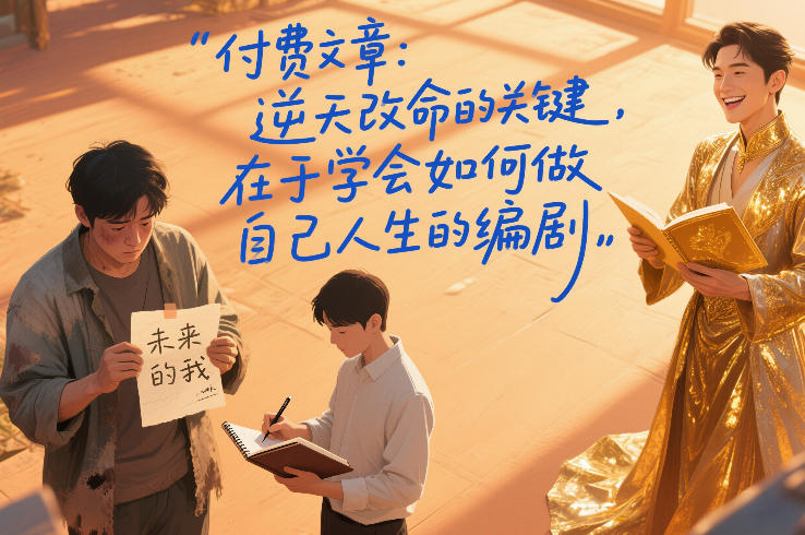 付费文章：逆天改命的关键，在于学会如何做自己人生的编剧-百货大全