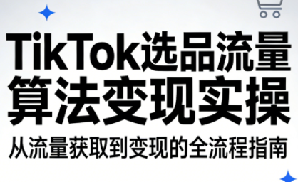 TikTok选品流量算法变现实操-百货大全