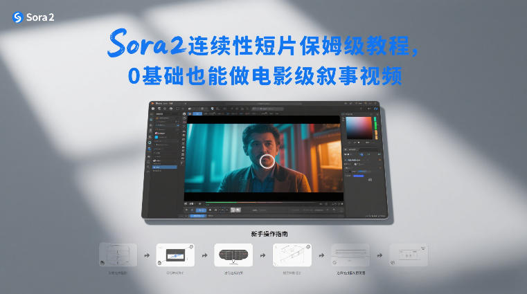 Sora2连续性短片保姆级教程，0基础也能做电影级叙事视频-百货大全