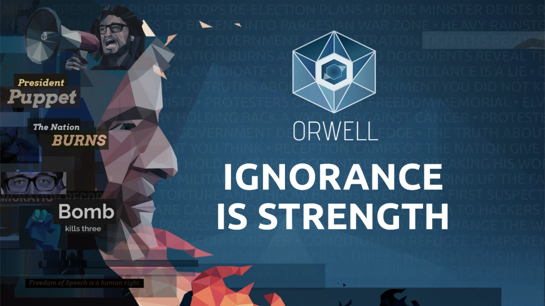 【美版】奥威尔 无知就是力量 .Orwell Ignorance is Strength 中文-百货大全