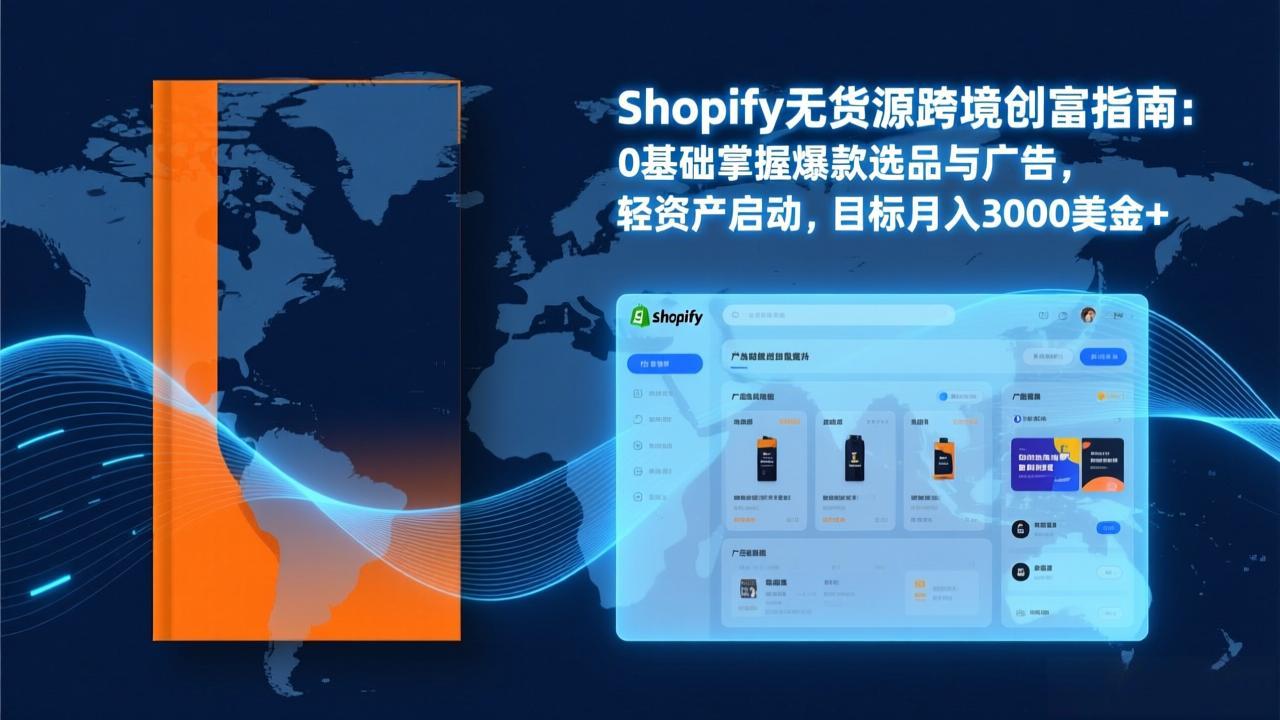 Shopify爆款打法实战：从选品到广告投放，复制爆款模型，驱动独立站月销售额破万刀-百货大全