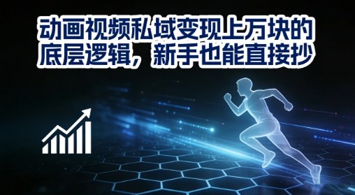 动画视频私域变现上W的底层逻辑，新手也能直接抄-百货大全