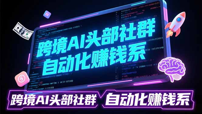 跨境AI头部社群前沿精选：聚焦可落地的AI实战经验，快速构建你的自动化赚钱系-百货大全
