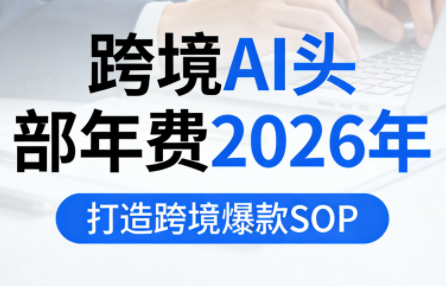 跨境AI头部年费2026年，打造跨境爆款SOP-百货大全