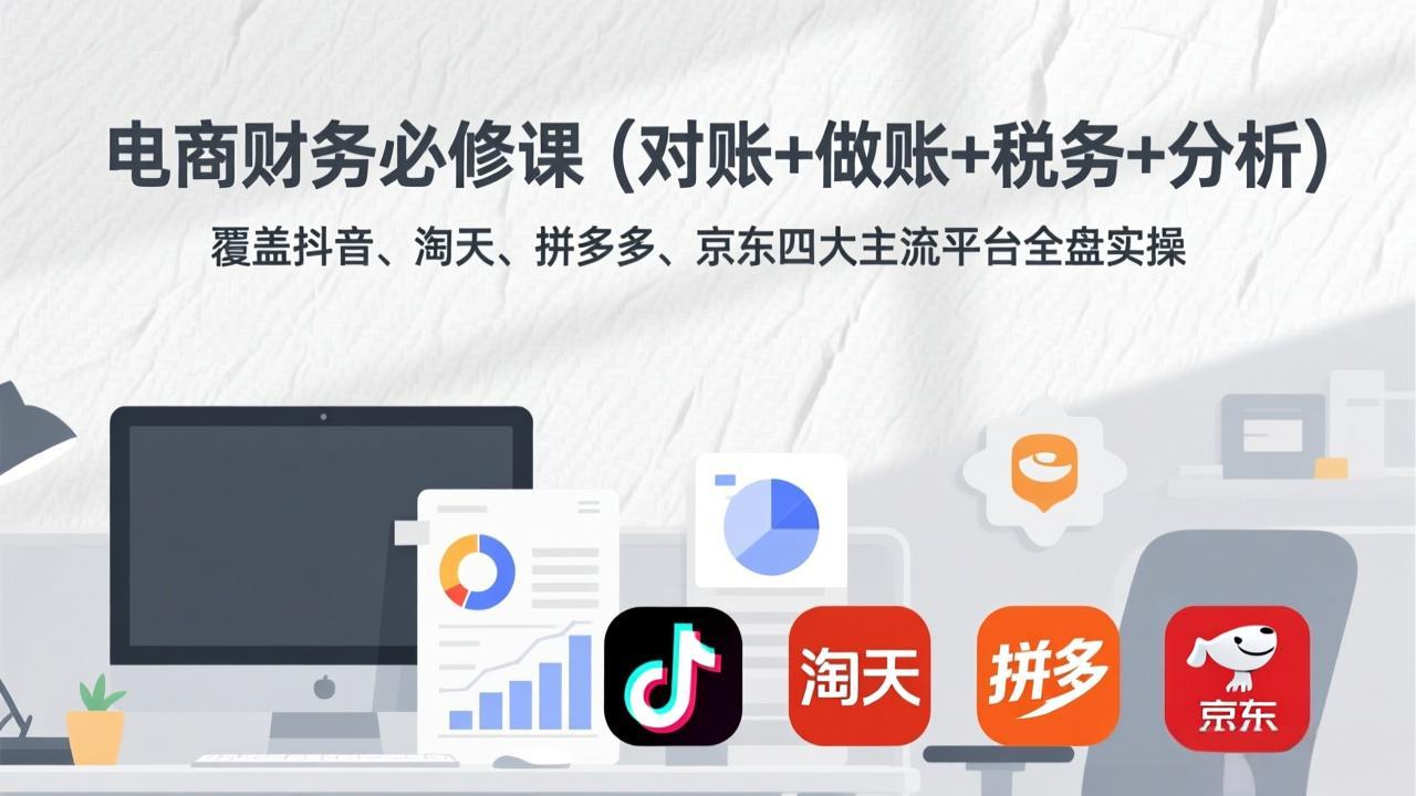 电商财务必修课(对账+做账+税务+分析-百货大全