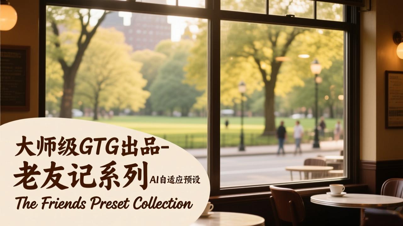 大师级GTG出品-老友记系列AI自适应预设The Friends Preset Collection-百货大全
