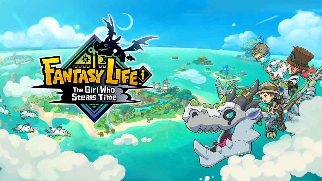 【美版】幻想生活ｉ 转圈圈的龙和偷取时间的少女 .FANTASY LIFE i: The Girl Who Steals Time 中文-百货大全