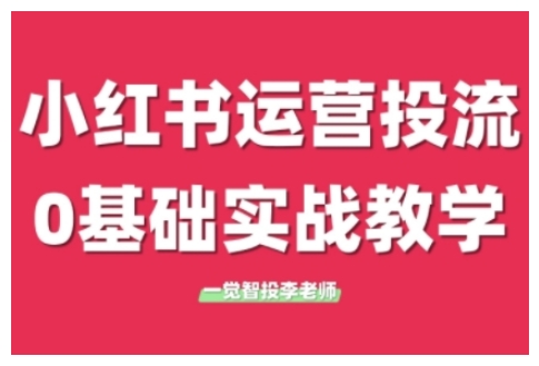 小红书运营投流，小红书广告投放从0到1的实战课，学完即可开始投放(更新26年)-百货大全