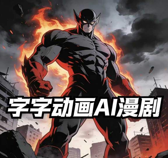 字字动画AI漫剧2026年第1期系统课程，小白看完就能学会实操的漫剧课，单人月收1-3W-百货大全