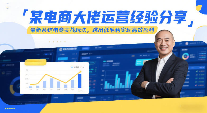 某电商大佬运营经验分享，最新系统电商实战玩法，跳出低毛利实现高效盈利(更新)-百货大全