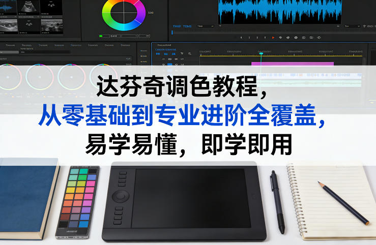 达芬奇调色教程，从零基础到专业进阶全覆盖，易学易懂，即学即用-百货大全
