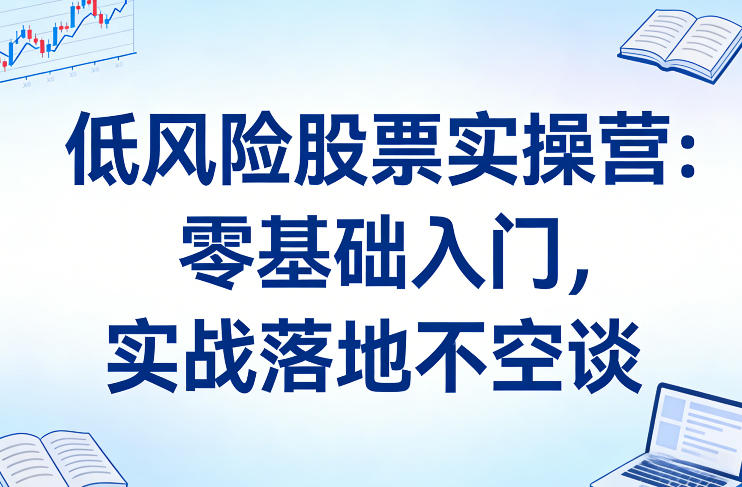 低风险股票实操营：零基础入门，实战落地不空谈-百货大全