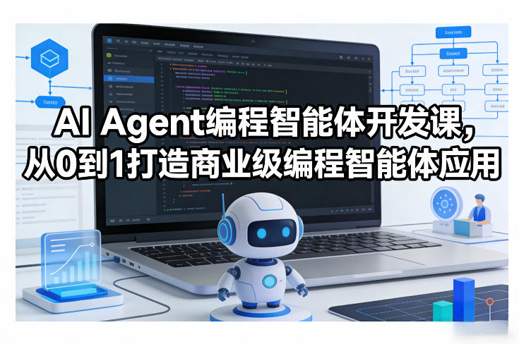 AI Agent编程智能体开发课，从0到1打造商业级编程智能体应用-百货大全