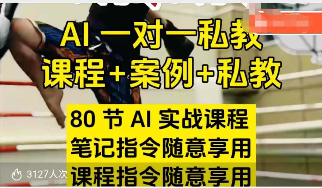 AI指令实战课，课程+案例，80节AI实战课程，笔记指令随意享用，课程指令随意享用(更新26年3月)-百货大全