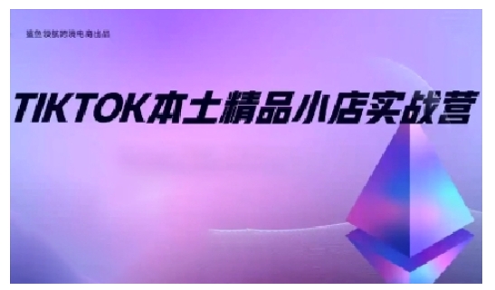 TikTok本土精品小店出海实战营，从入门到高阶，不止0-1!-百货大全