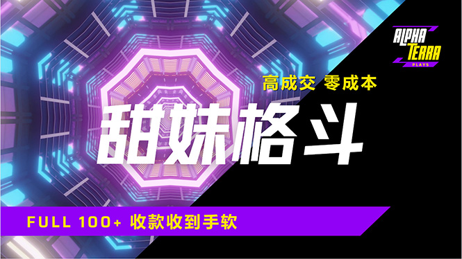 高成交零成本，售卖甜美格斗课程，谁发谁火，加爆微信，日入1000+收款…-百货大全