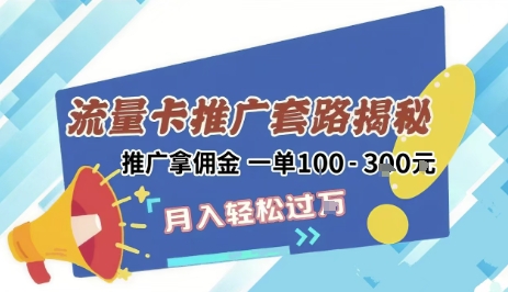 2025年外面卖1500的流量卡项目最新玩法，绿色无门槛对新手非常友好，日入3张+-百货大全
