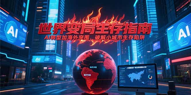 付费文章《世界变局生存指南，AI转型加海外突围，破解小城市生存陷阱》-百货大全