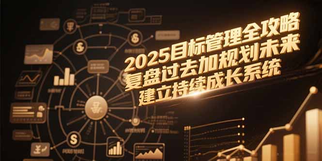 2025目标管理全攻略，复盘过去加规划未来，建立持续成长系统-百货大全