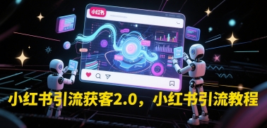 小红书引流获客2.0，小红书引流教程-百货大全
