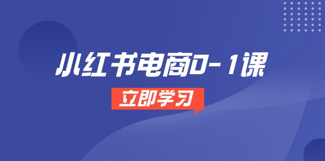 小红书电商0-1课，开店选品全流程，多平台素材处理与爆款笔记制作-百货大全