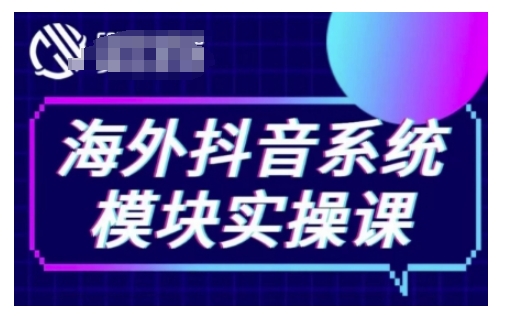 海外抖音Tiktok系统模块实操课，TK短视频带货，TK直播带货，TK小店端实操等-百货大全