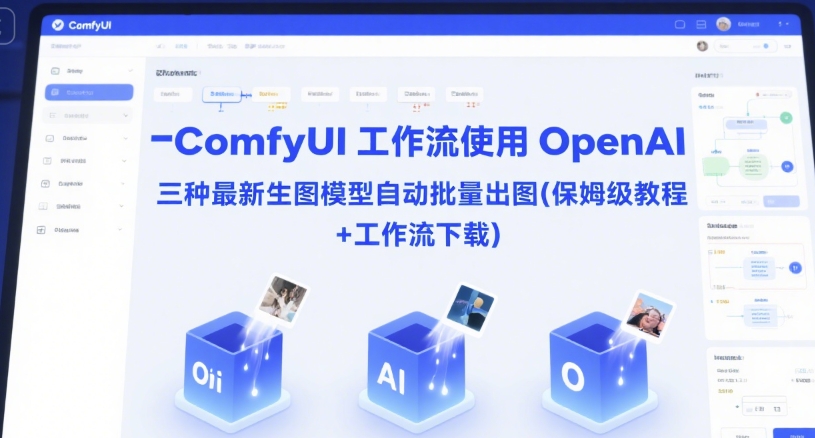 ComfyUI 工作流使用 OpenAI 三种最新生图模型自动批量出图(保姆级教程+工作流下载)-百货大全