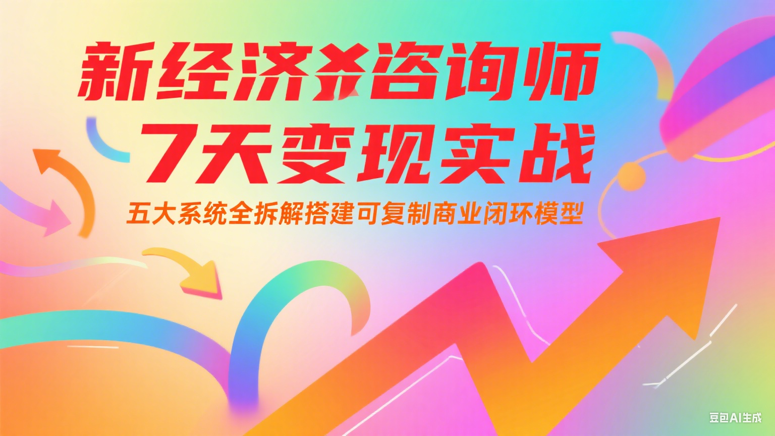 新经济咨询师 7 天变现实战：五大系统全拆解搭建可复制商业闭环模型-百货大全