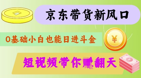 最新京东短视频带货代运营秘籍，轻松躺挣【揭秘】-百货大全