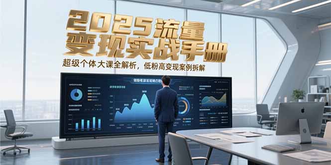 2025流量变现实战手册，超级个体大课全解析，低粉高变现案例拆解-百货大全