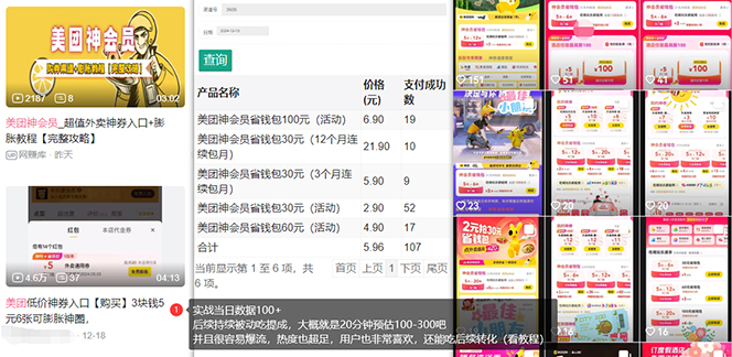 美团神券/神会员_入门级教程，外卖券膨胀推广项目【蓝海市场攻略】-百货大全