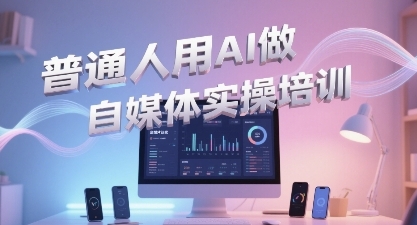 普通一个人用AI做自媒体，助你轻松开启AI自媒体创作之路-百货大全