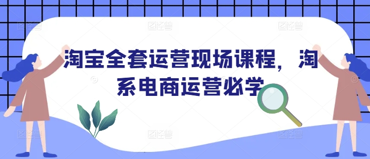 淘宝全套运营现场课程，淘系电商运营必学-百货大全