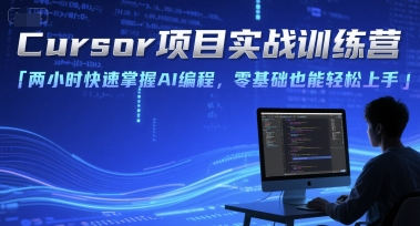 Cursor项目实战训练营，两小时快速掌握AI编程，零基础也能轻松上手-百货大全