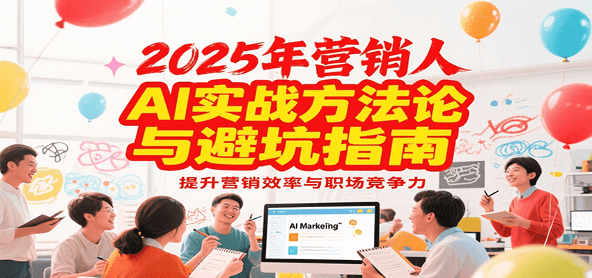 2025年营销实战方法论与避坑指南，利用AI提升营销效率与职场竞争力-百货大全