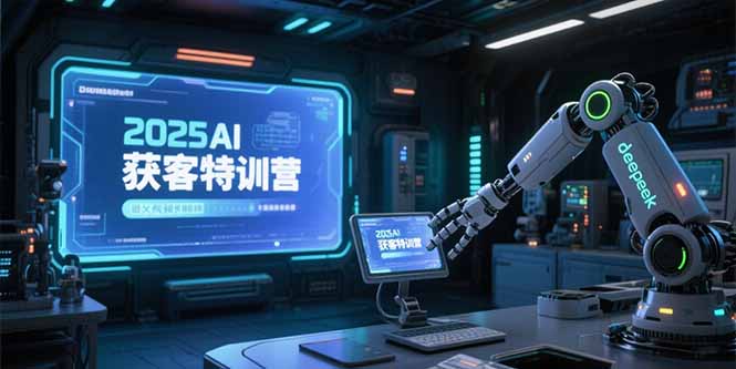 2025AI获客特训营，AI图文视频全制作，deepseek工具实操教学-百货大全
