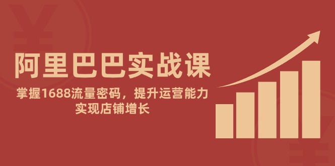 阿里巴巴实战课：掌握1688流量密码，提升运营能力，实现店铺增长-百货大全