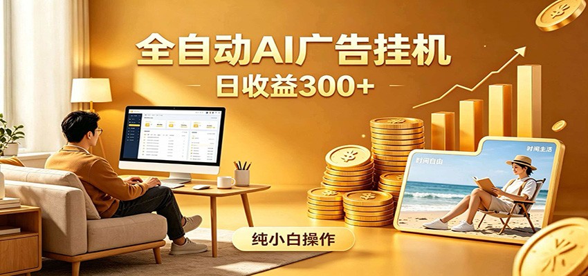 AI风口项目，全程解放双手，后台自动运行赚取收益，每天稳定收益300+-百货大全