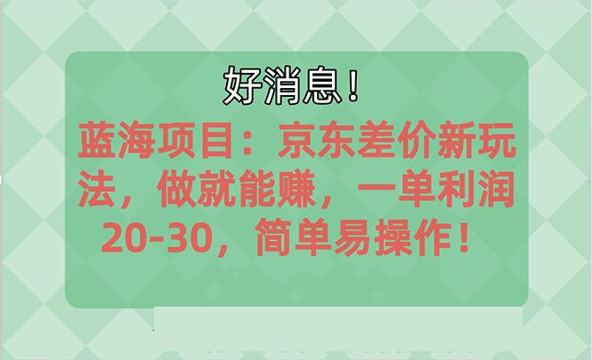 越早知道越能赚到钱的蓝海项目：京东大平台操作，一单利润20-30，简单…-百货大全