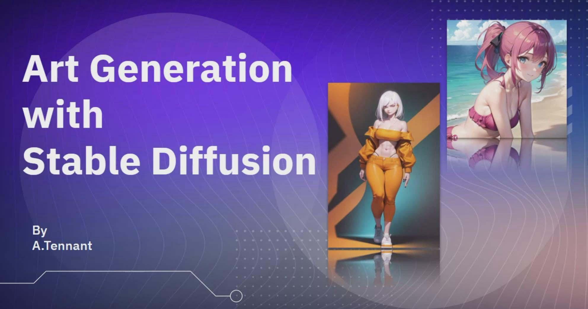 图片[1]-利用Stable Diffusion AI人工智能生成动漫艺术分步教程-14节课-中英字幕-百货大全
