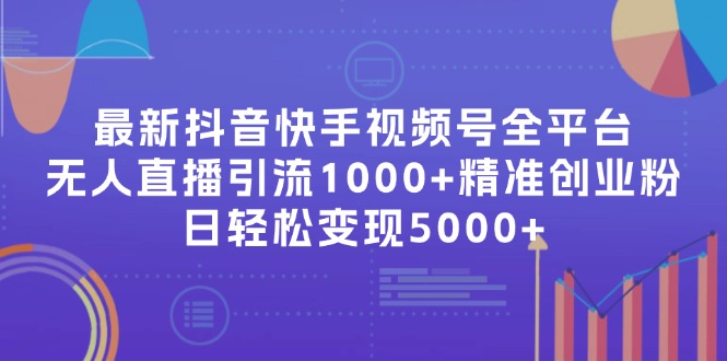 最新抖音快手视频号全平台无人直播引流1000+精准创业粉，日轻松变现5000+-百货大全