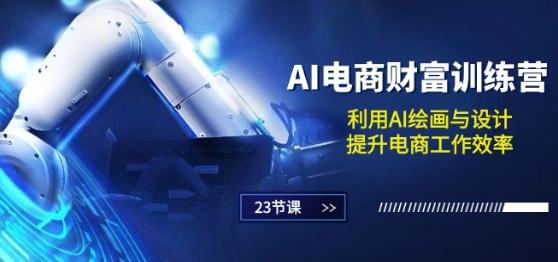 AI电商-财富训练营：利用AI绘画与设计，提升电商工作效率(23节课)-百货大全