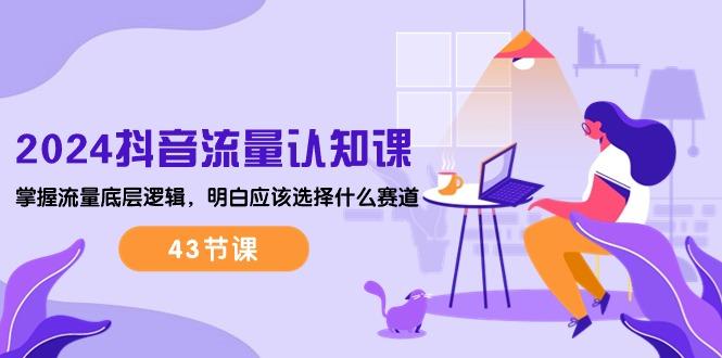 2024抖音流量·认知课：掌握流量底层逻辑，明白应该选择什么赛道 (43节课-百货大全