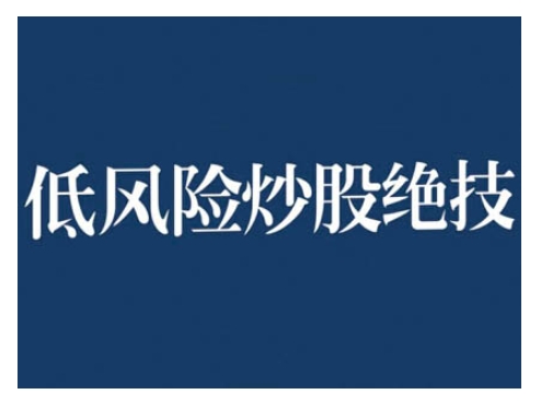 2024低风险股票实操营，低风险，高回报-百货大全