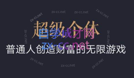 超级个体·普通人创造财富的无限游戏-百货大全