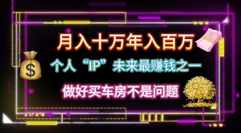 个人“ip”月入10w，年入100w-百货大全